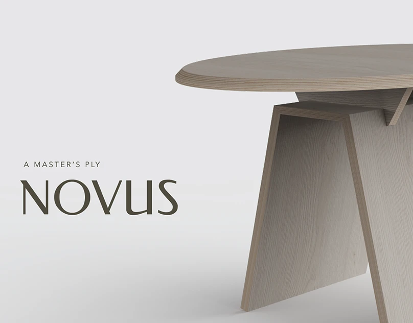 Novus Plywood identity project cover.