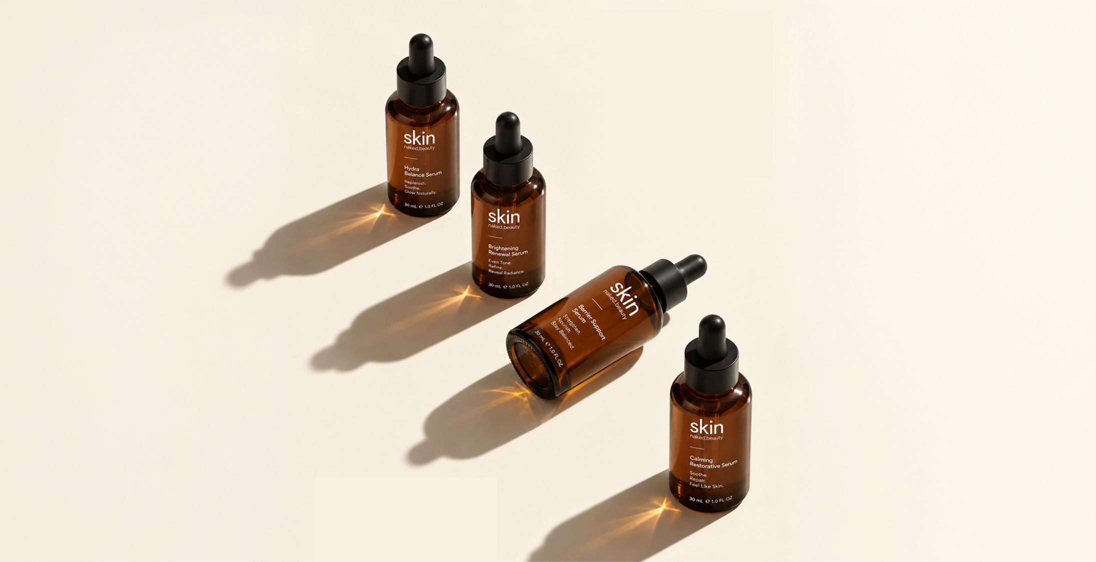 Skin visual research and packaging exploration.