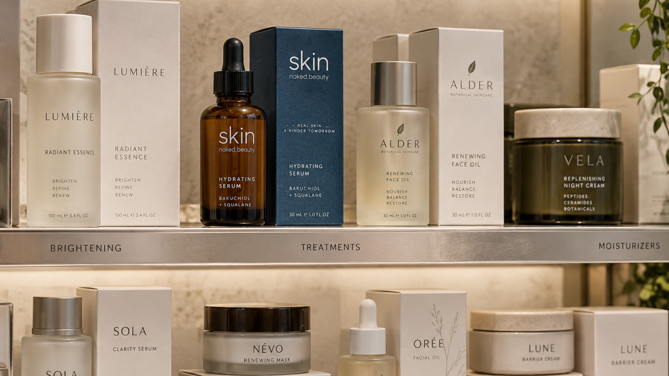 Skin product-family exploration.